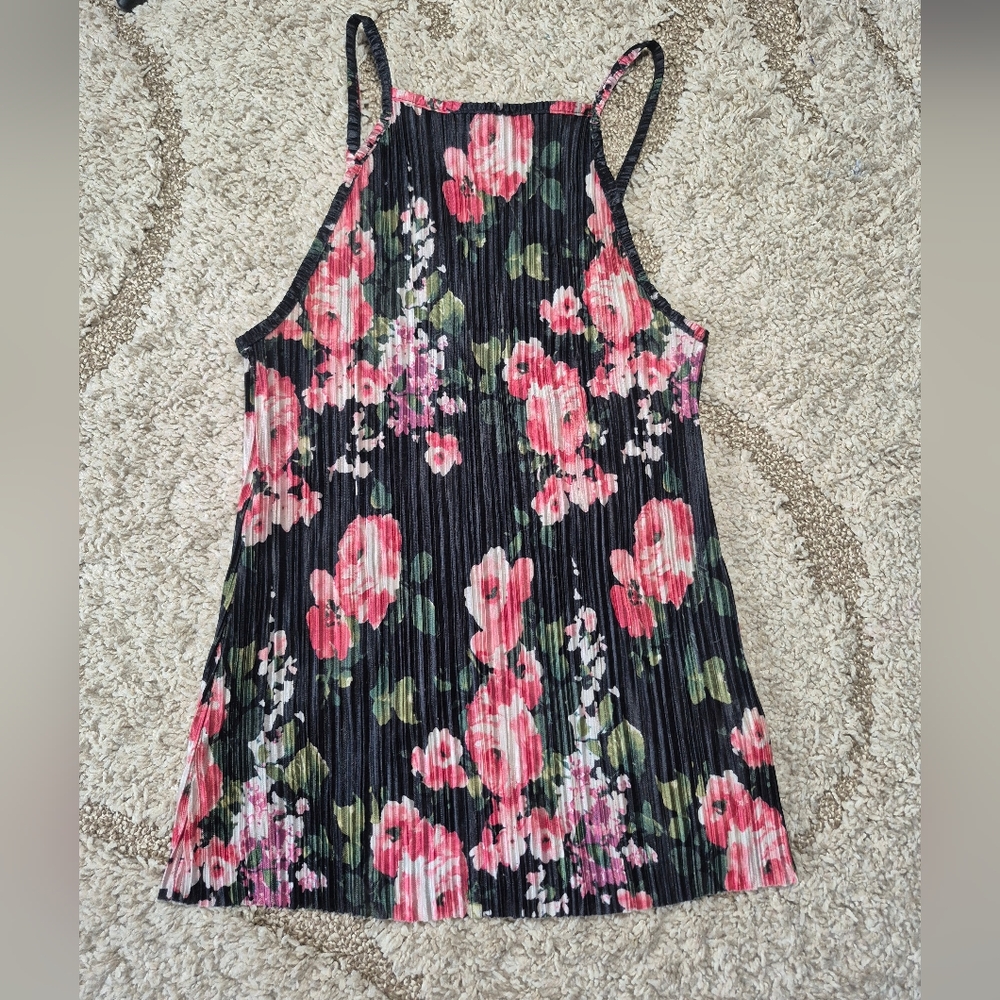 Antistar Medium Floral Crinkle Tank